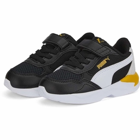Rhythm-Based Wear Functional Aesthetic Puma X-Ray Speed Lite Ac Inf Sneakers Black- White-Nimbus Cloud-Tangerine