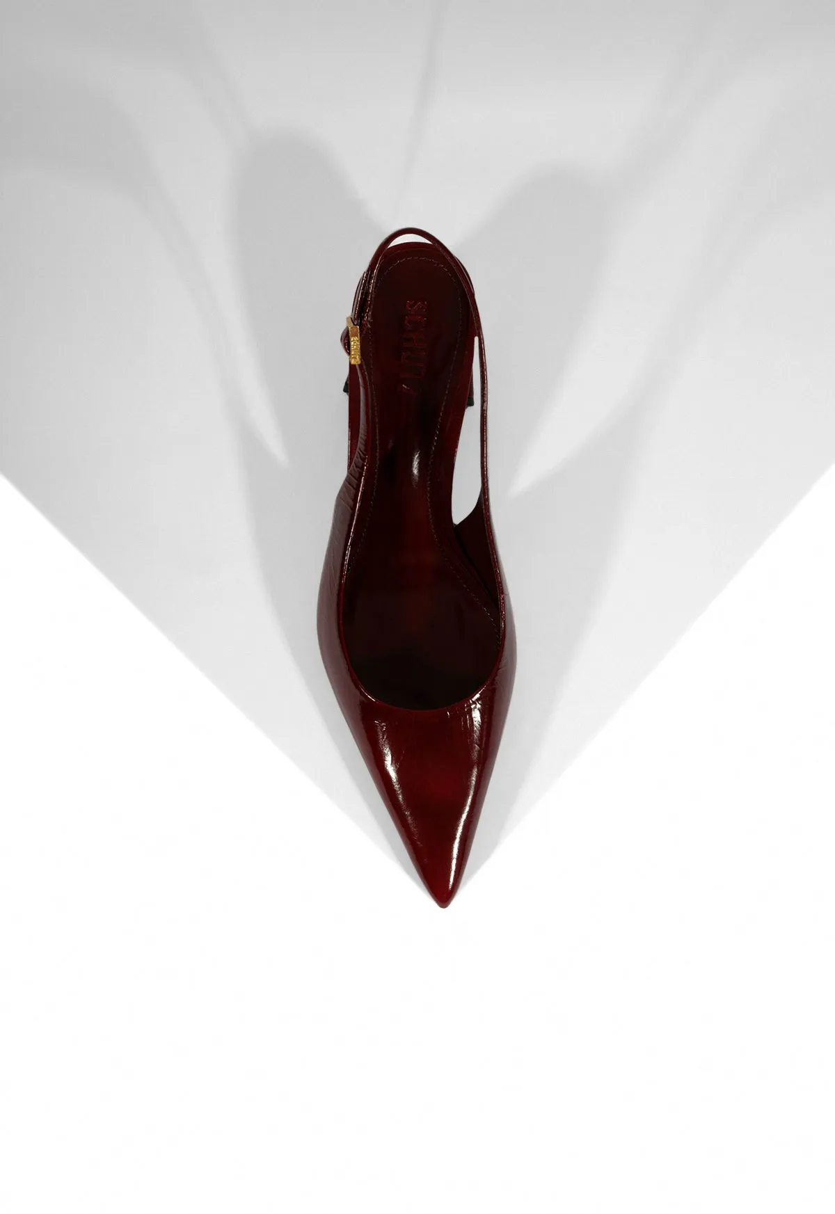 Freedom Fit Smart Casual Rhonda Mid Patent Pump