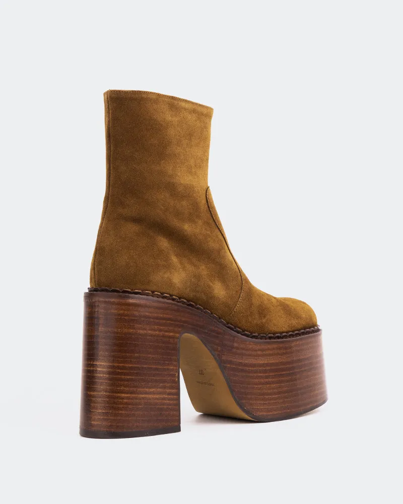Gunner Brown Suede Crafted Fit
