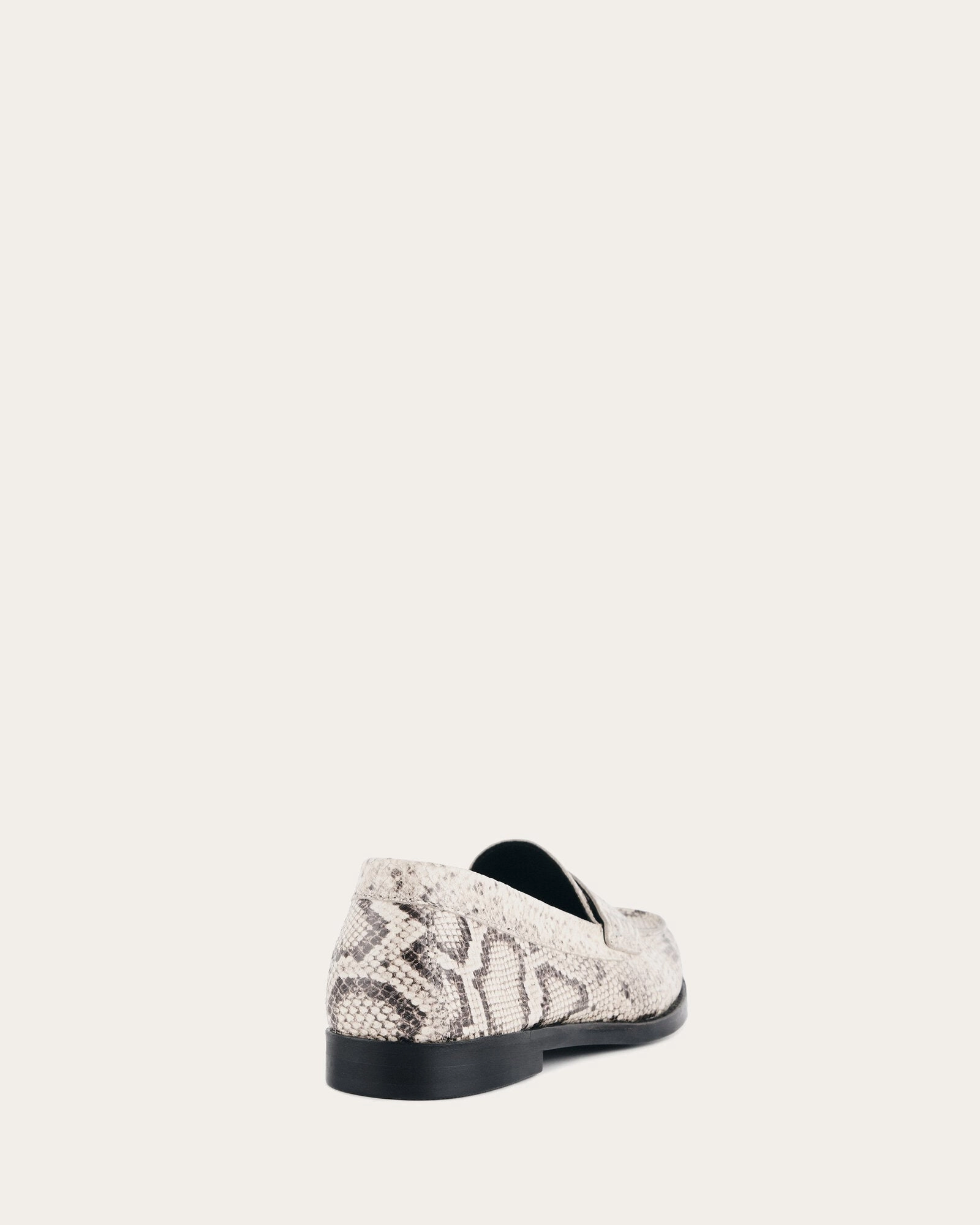 Express Yourself Everyday Uniform Tait Loafers Natural Snake Print Leather