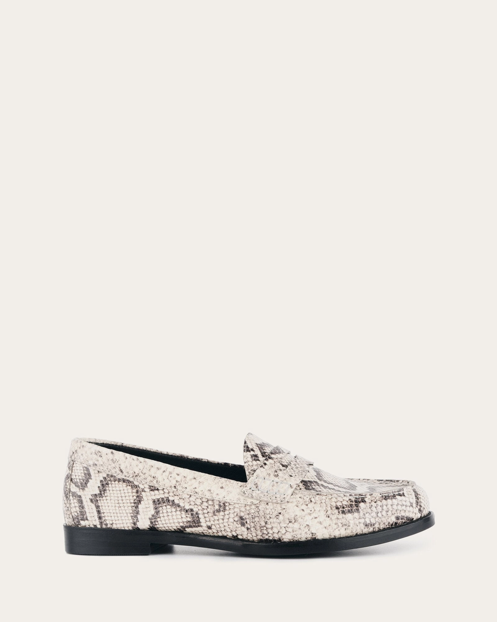 Tait Loafers Natural Snake Print Leather Seasonal Updates Live Light