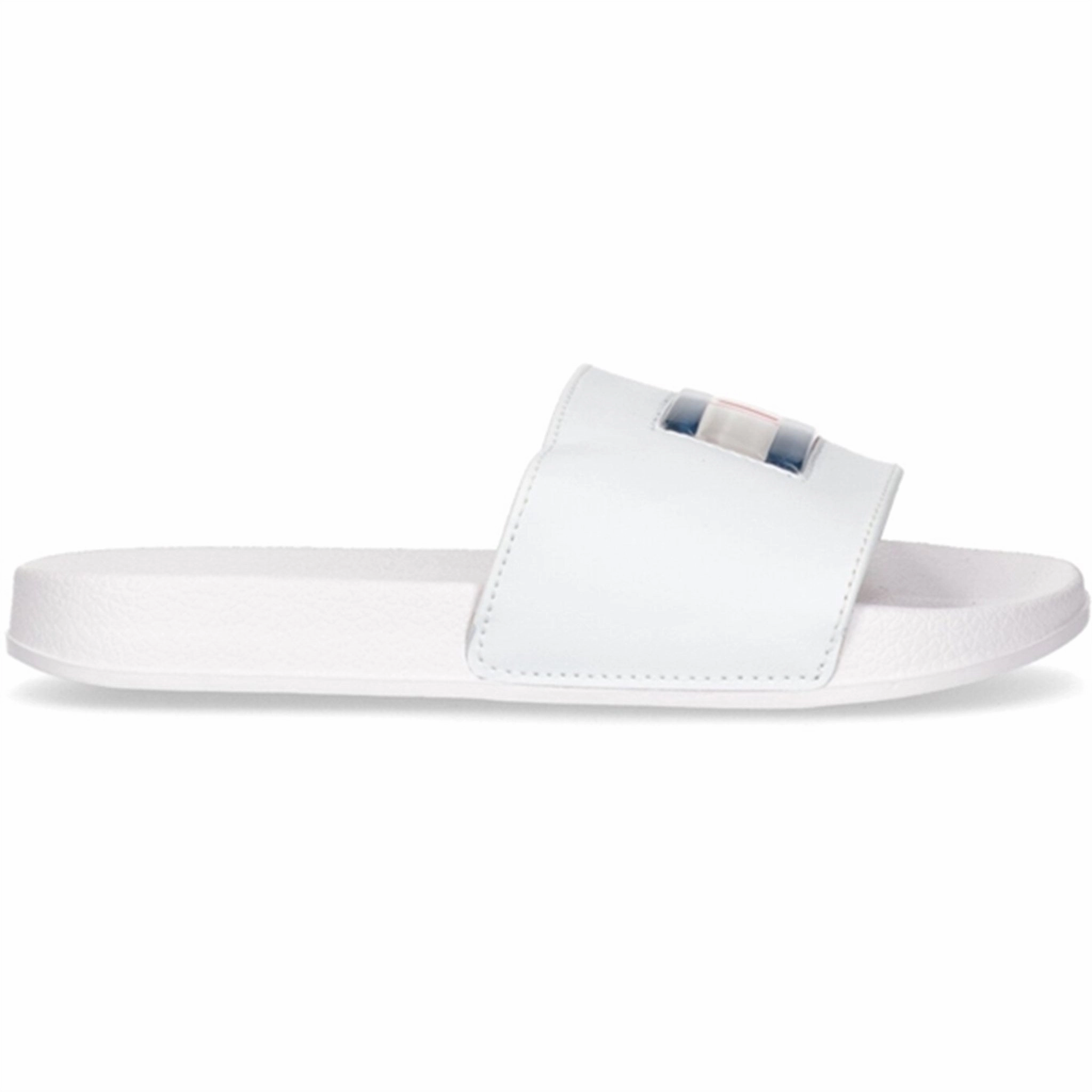 Tommy Hilfiger Flag Pool Slide White Streamlined Pieces