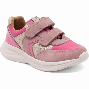 Bisgaard Blush Glitter Yuki Glitter Velcro Shoe Live With Intent Minimal Focus