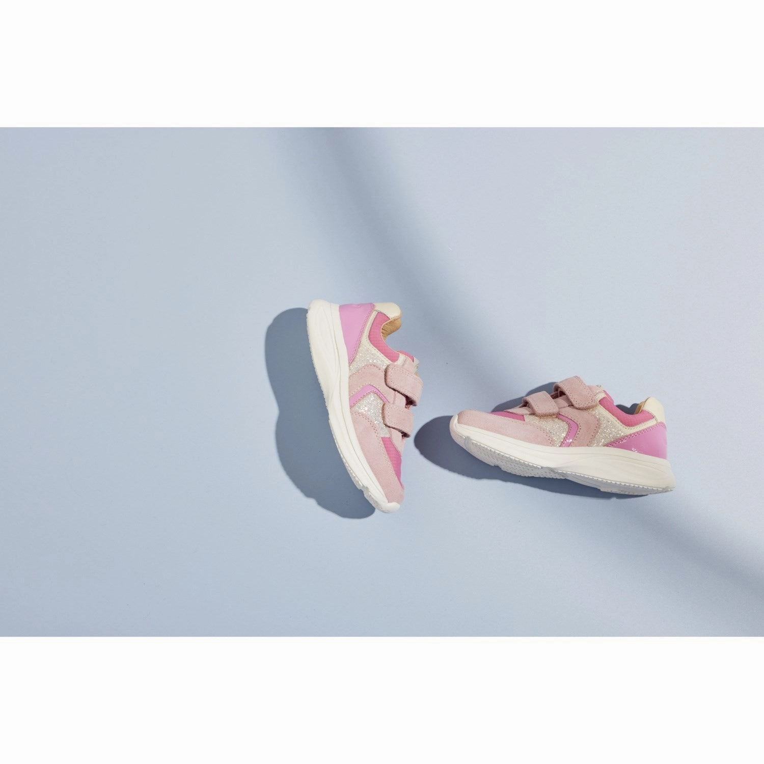 Daily Balance Everyday Dynamism Bisgaard Blush Glitter Yuki Glitter Velcro Shoe