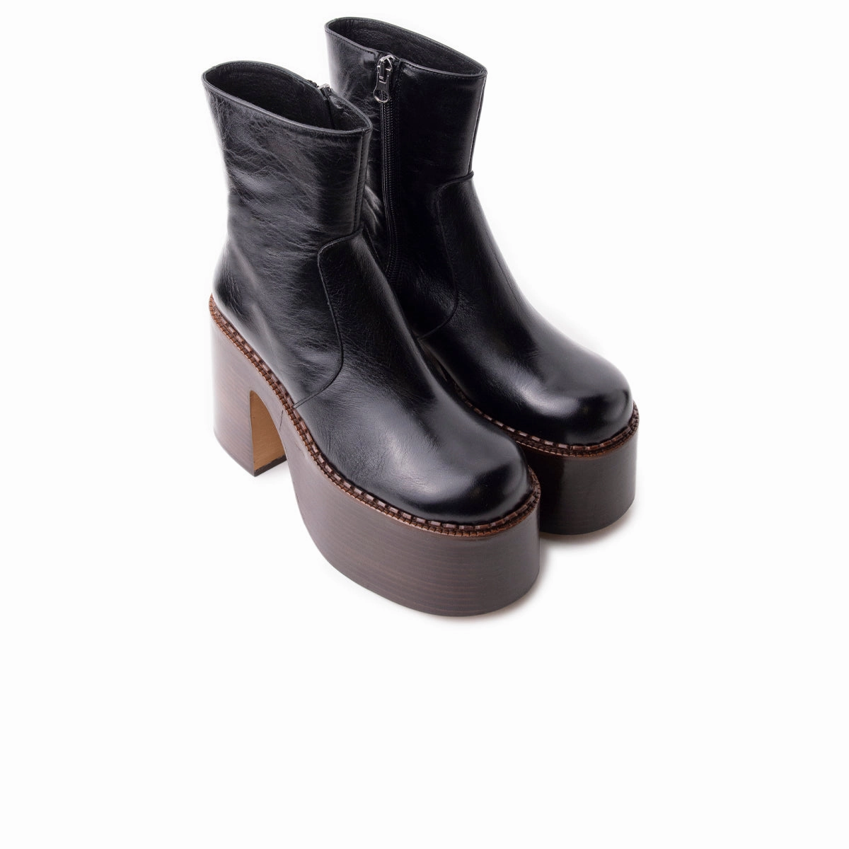 Gunner Black Leather & Brown Sole Future-Neutral