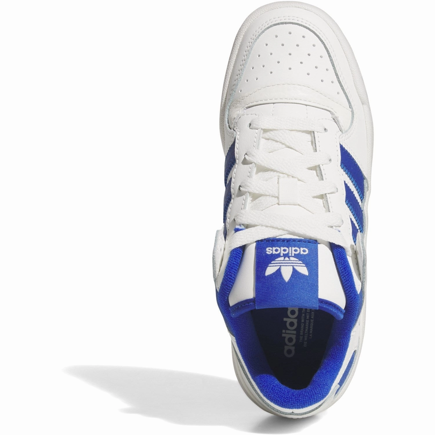 Adidas Originals Core White/Team Royal Blue/Core White Forum Low Cl J Sneakers Minimal Movement Designed To Perform