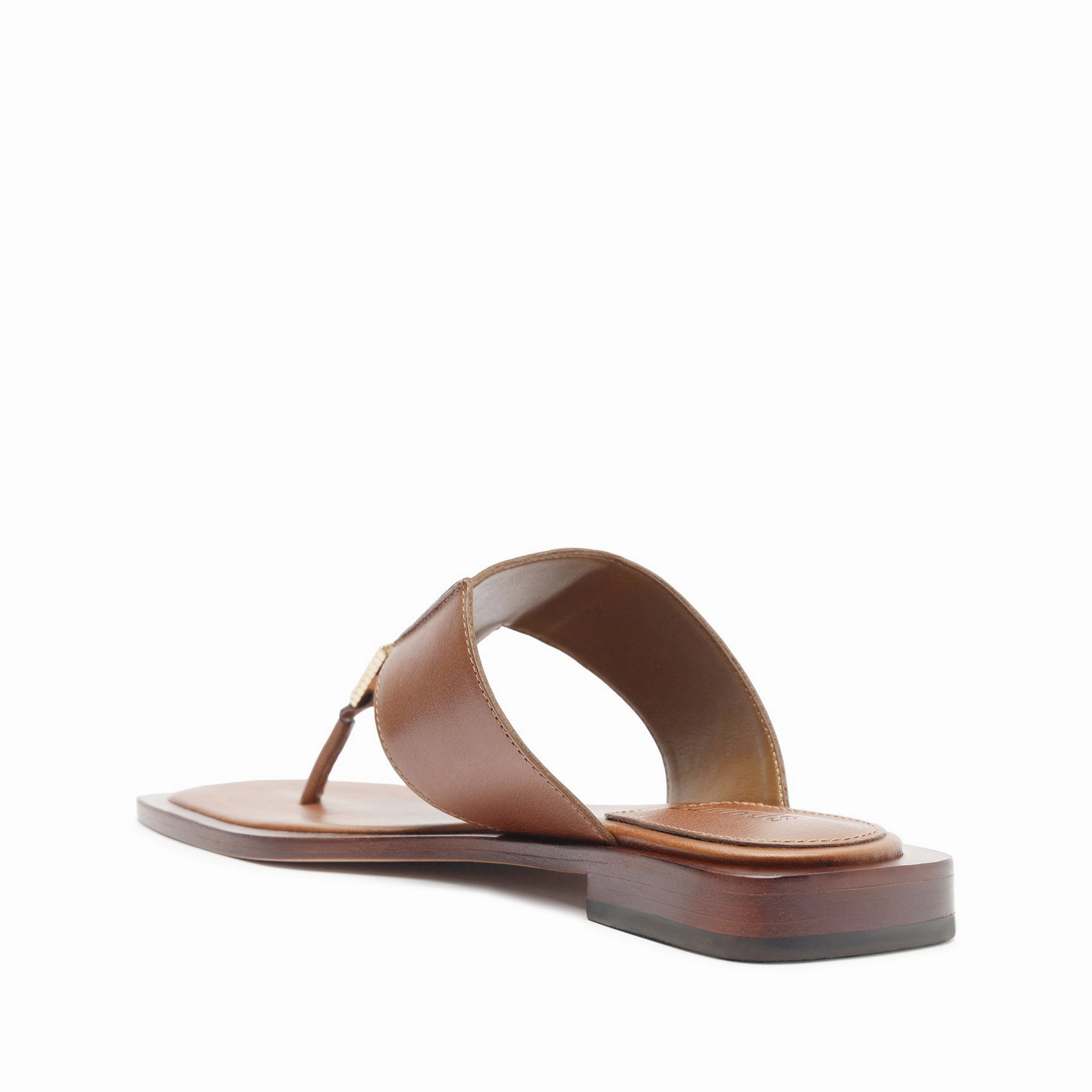Unified Fit Future-Form Salma Metallic Leather Flat Sandal
