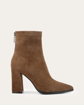 Clean City Core Teo High Ankle Boots Bark Suede