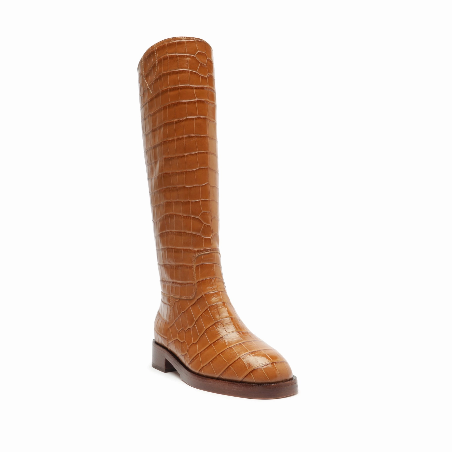 Modular Function Minimal Details Terrance Up Leather Boot