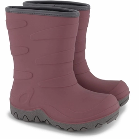 Simple Uniform Minimal Mood Mikk-Line Rose Brown Thermal Boots