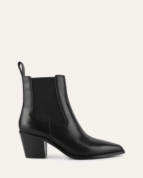 Quiet Performance Hybrid Life Zella Mid Ankle Boots Black Leather