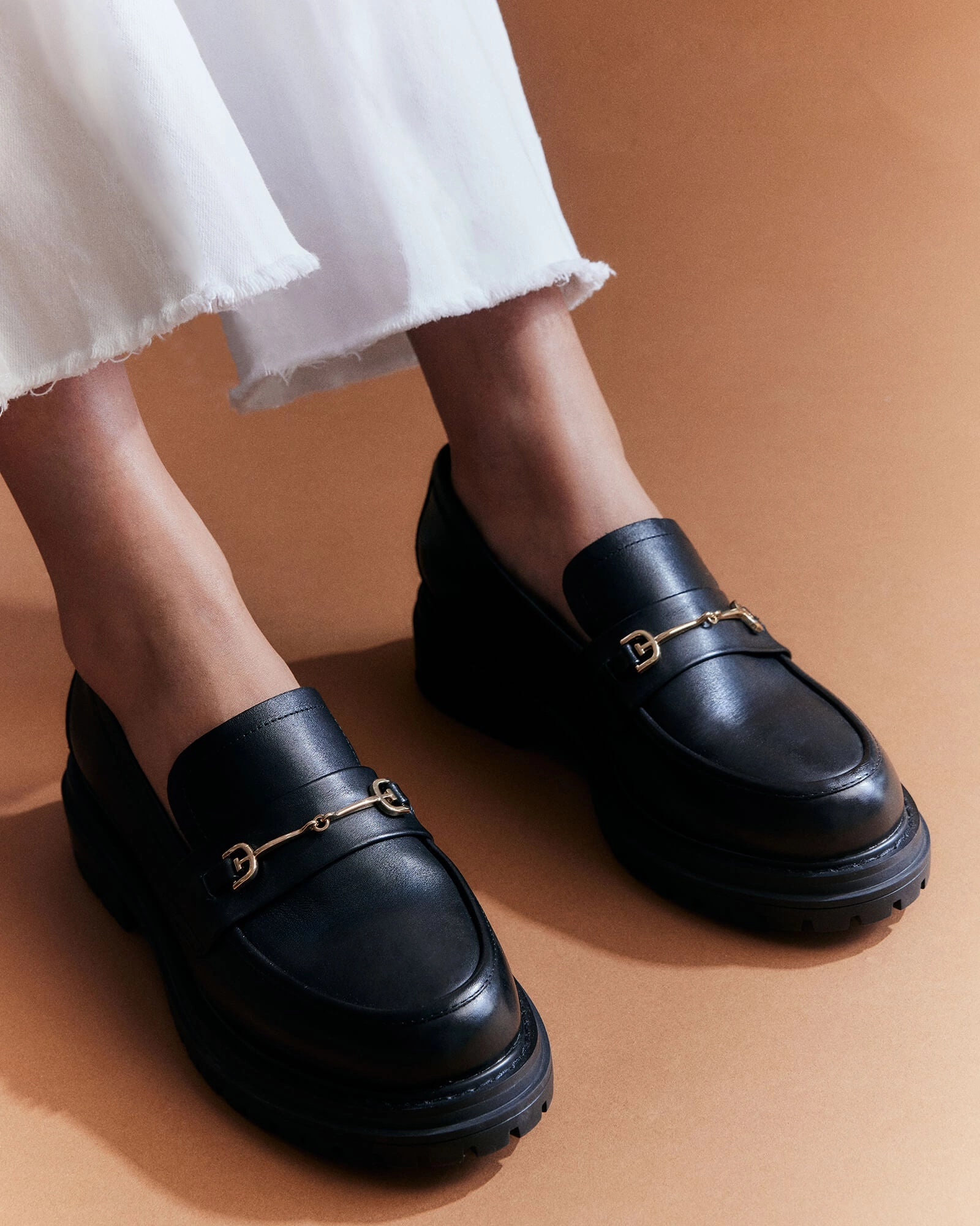 Layer Logic The Now Look Brixton Loafers Black Leather