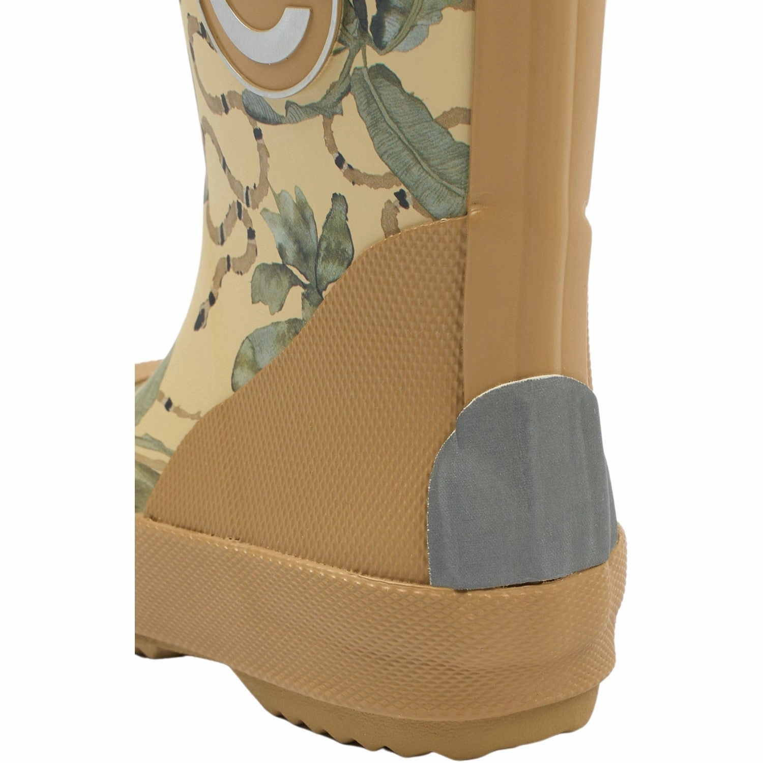 Mikk-Line Gray Green Printed Wellies Timeless Motion Modern Momentum