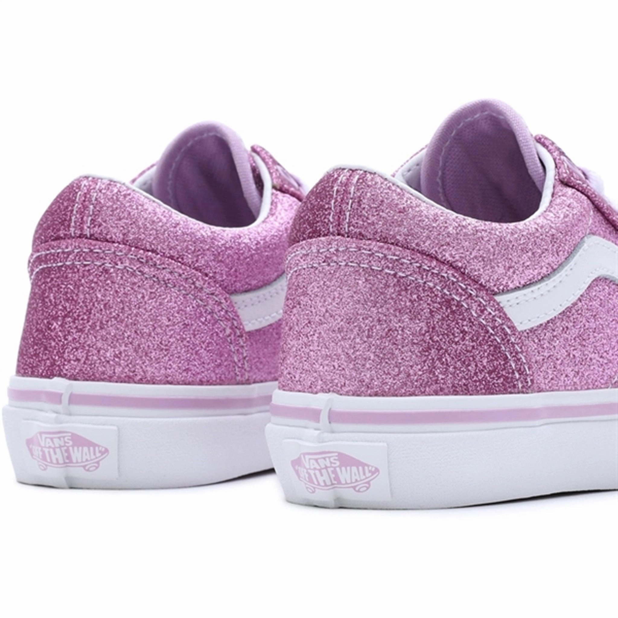 Vans Uy Old Skool Glitter Lilac Sneakers Versatile Mood