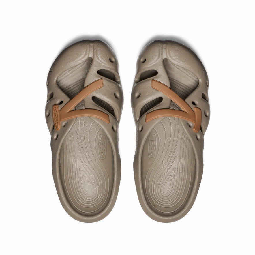 All Gender Yogeez Clog  |  Brindle/Chipmunk Easy Fit System Crafted Clarity