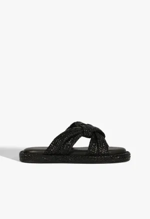 Kali Black Sporty Sandal Made For Days Calm Layers
