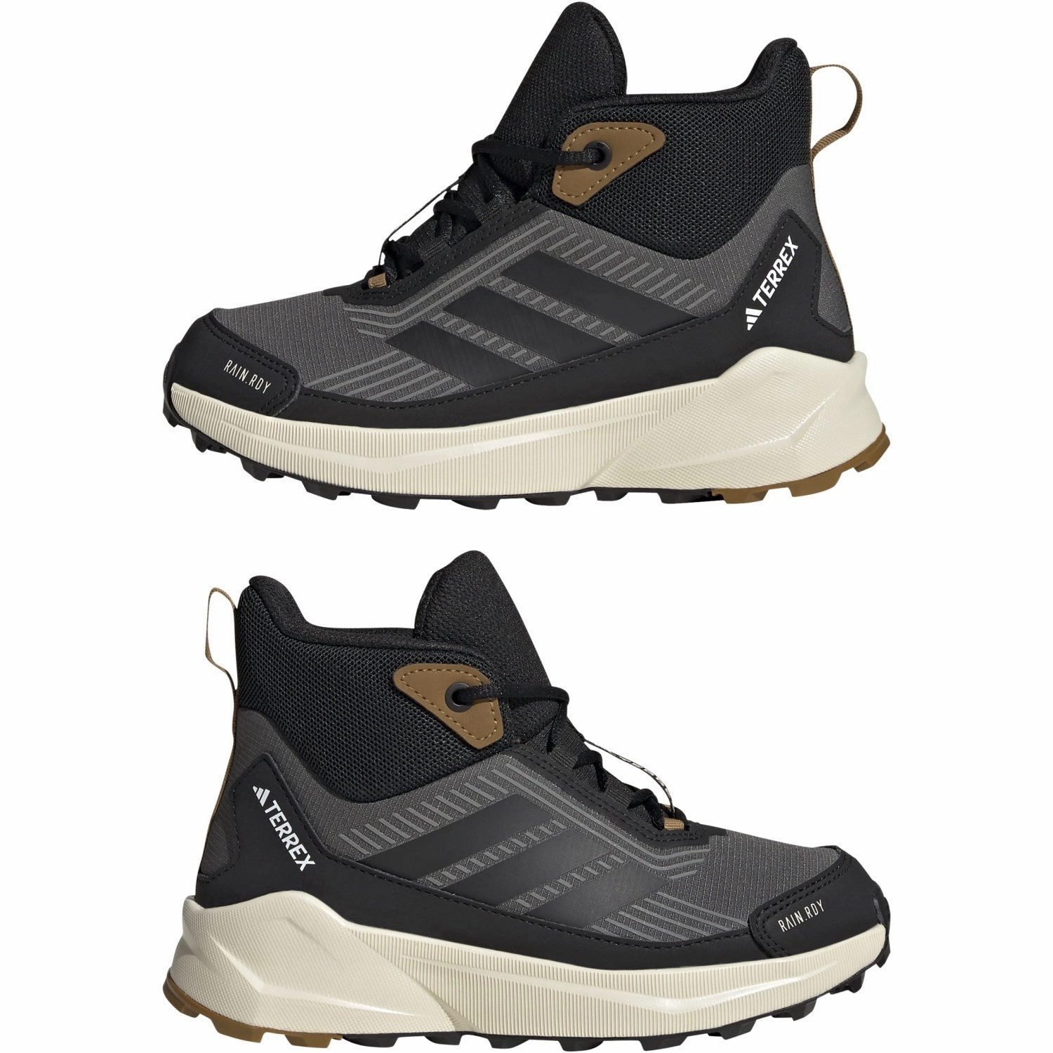 Flowwear Adidas Originals Grey Six/Core Black/Bronze Strata Terrex Trailmaker 2 Mid Cp K Shoe