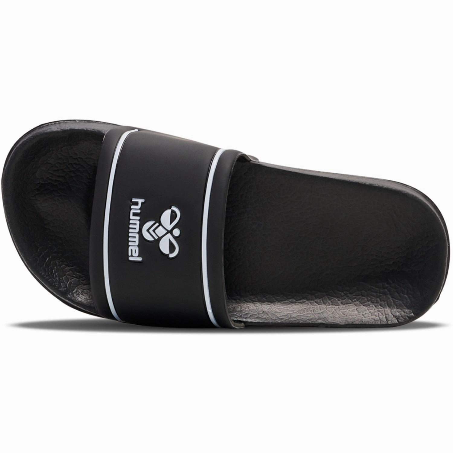 Simplify Style Lifestyle Drop Hummel Black/White Pool Slide Jr