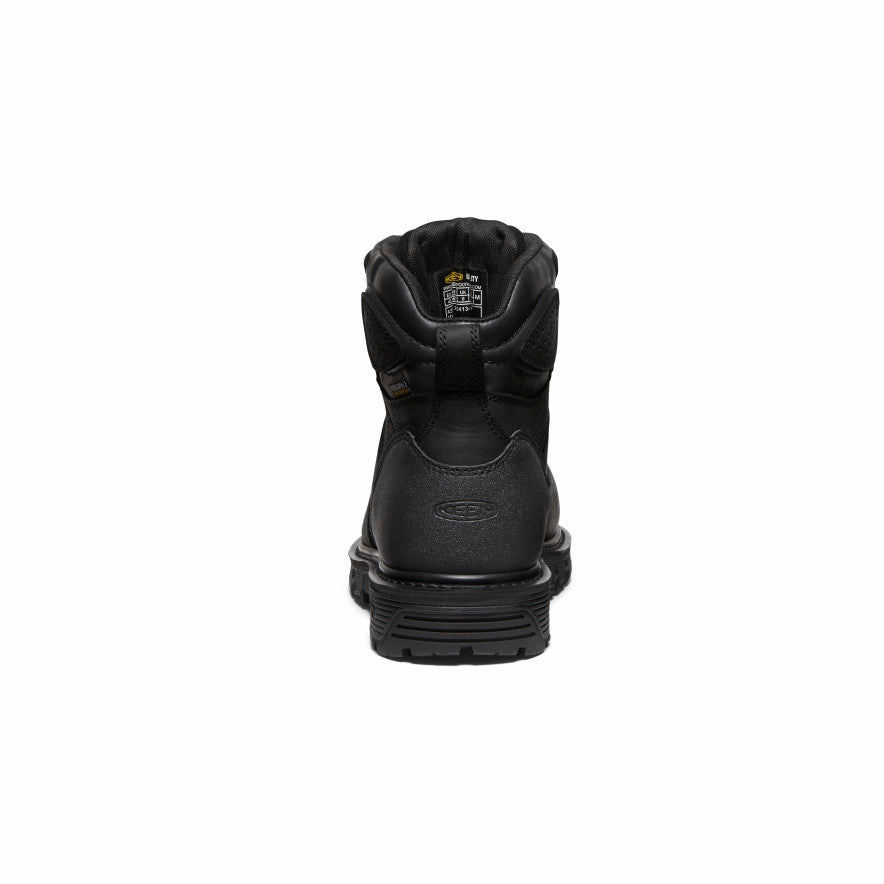 Crafted Balance Men'S Camden 6" Waterproof Boot (Carbon Toe)  |  Black/Black