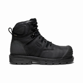 Move And Live Men'S Camden 6" Waterproof Boot (Carbon Toe)  |  Black/Black
