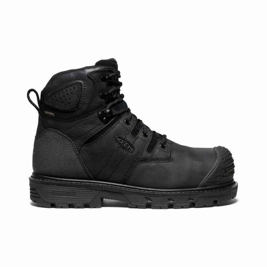 Move And Live Men'S Camden 6" Waterproof Boot (Carbon Toe)  |  Black/Black