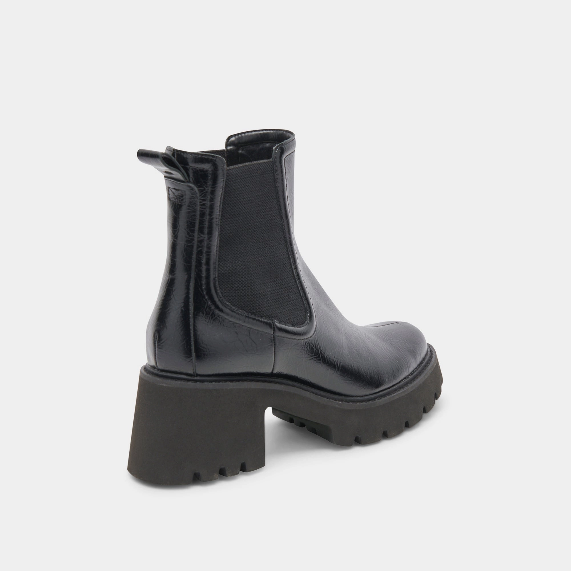 Urban Layering Hawk H20 Wide Booties Midnight Crinkle Patent