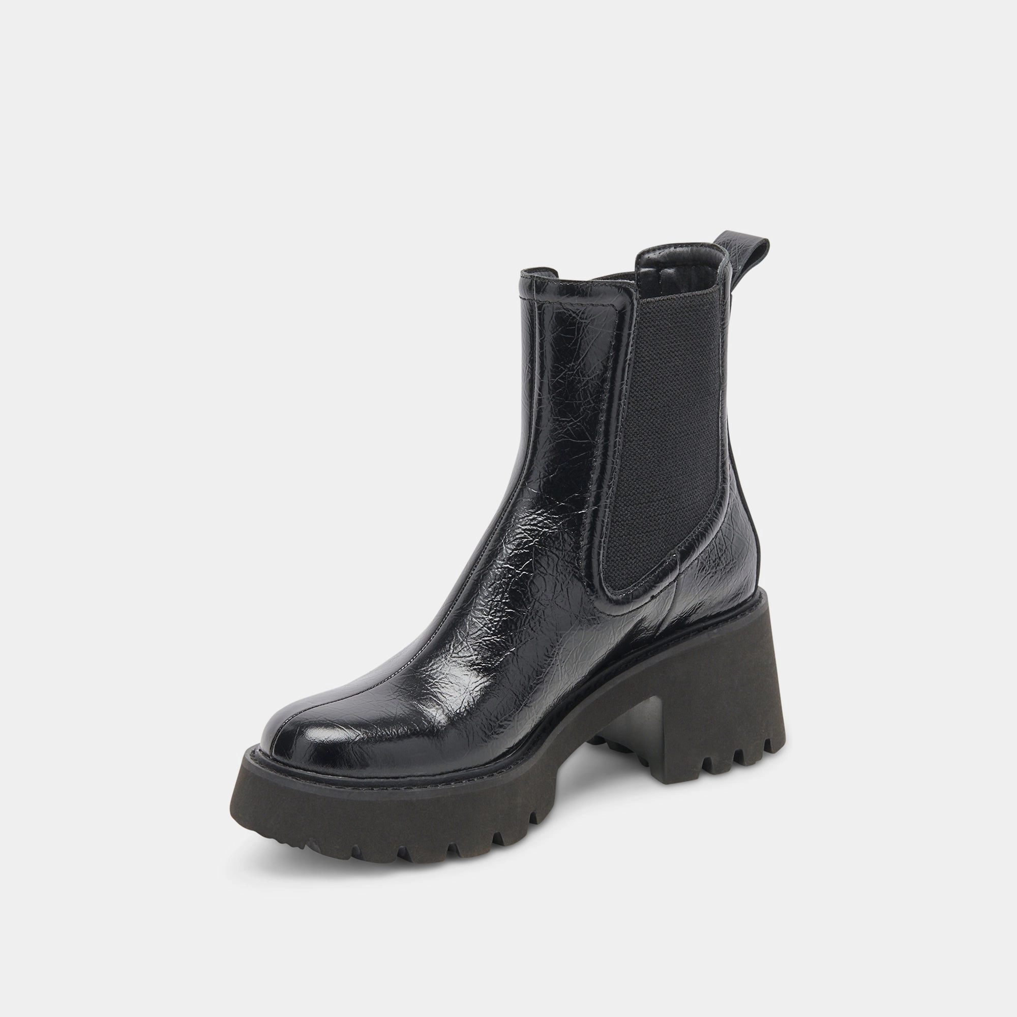 Hawk H20 Wide Booties Midnight Crinkle Patent Style Flowwear