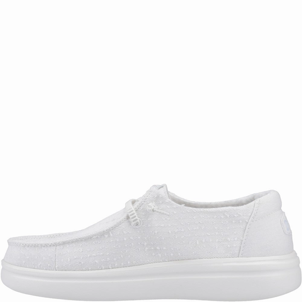 Heydude Wendy Rise Perf Canvas Shoes Essential Gear Lightweight Living