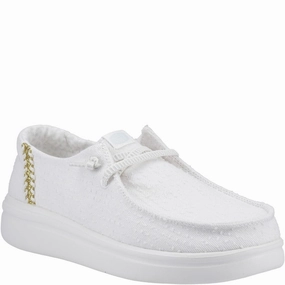 Vibe-Centered Wear Your World Heydude Wendy Rise Perf Canvas Shoes