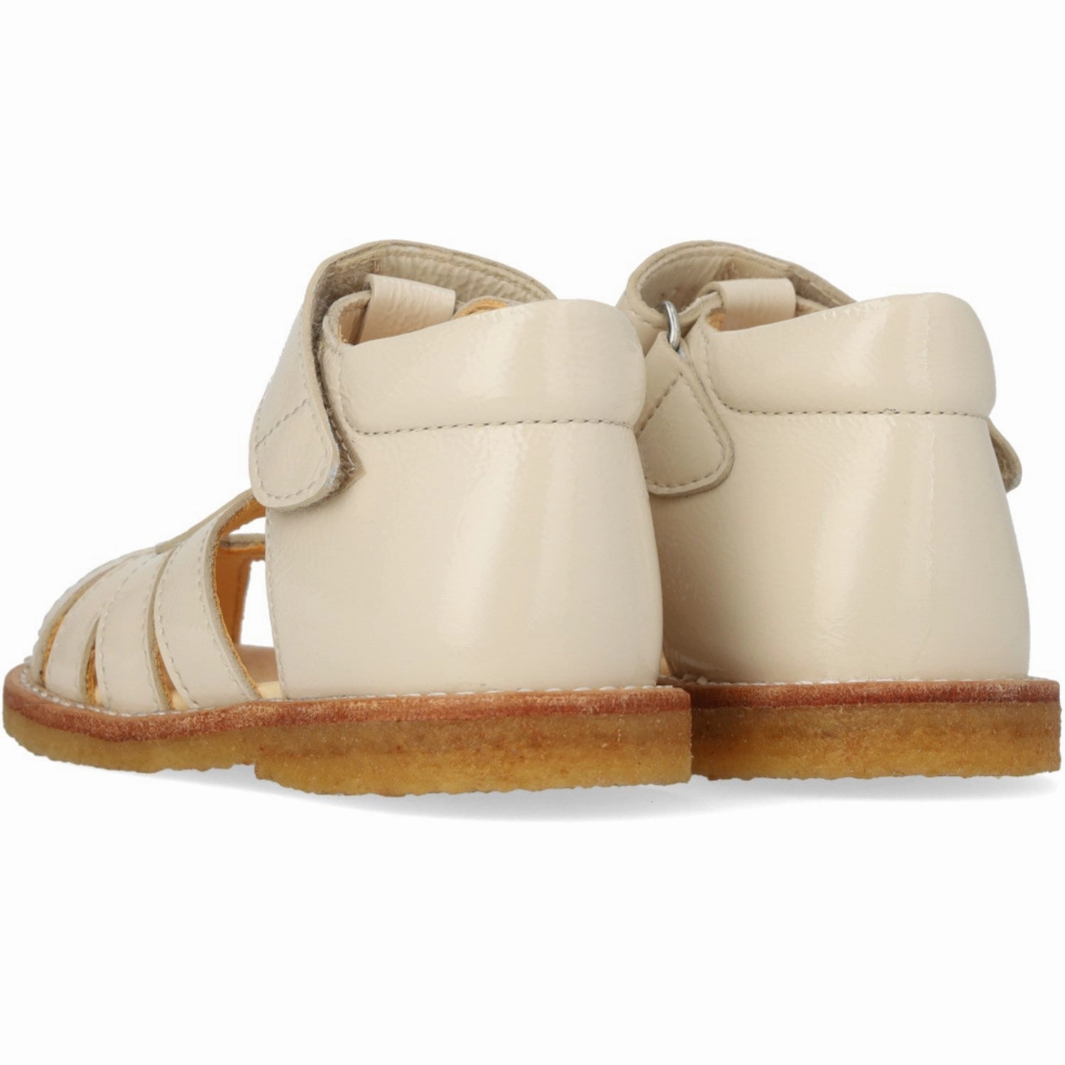 Angulus Buttermilk Beginner Hjertesandal Med Velcro Closure Fit To Live