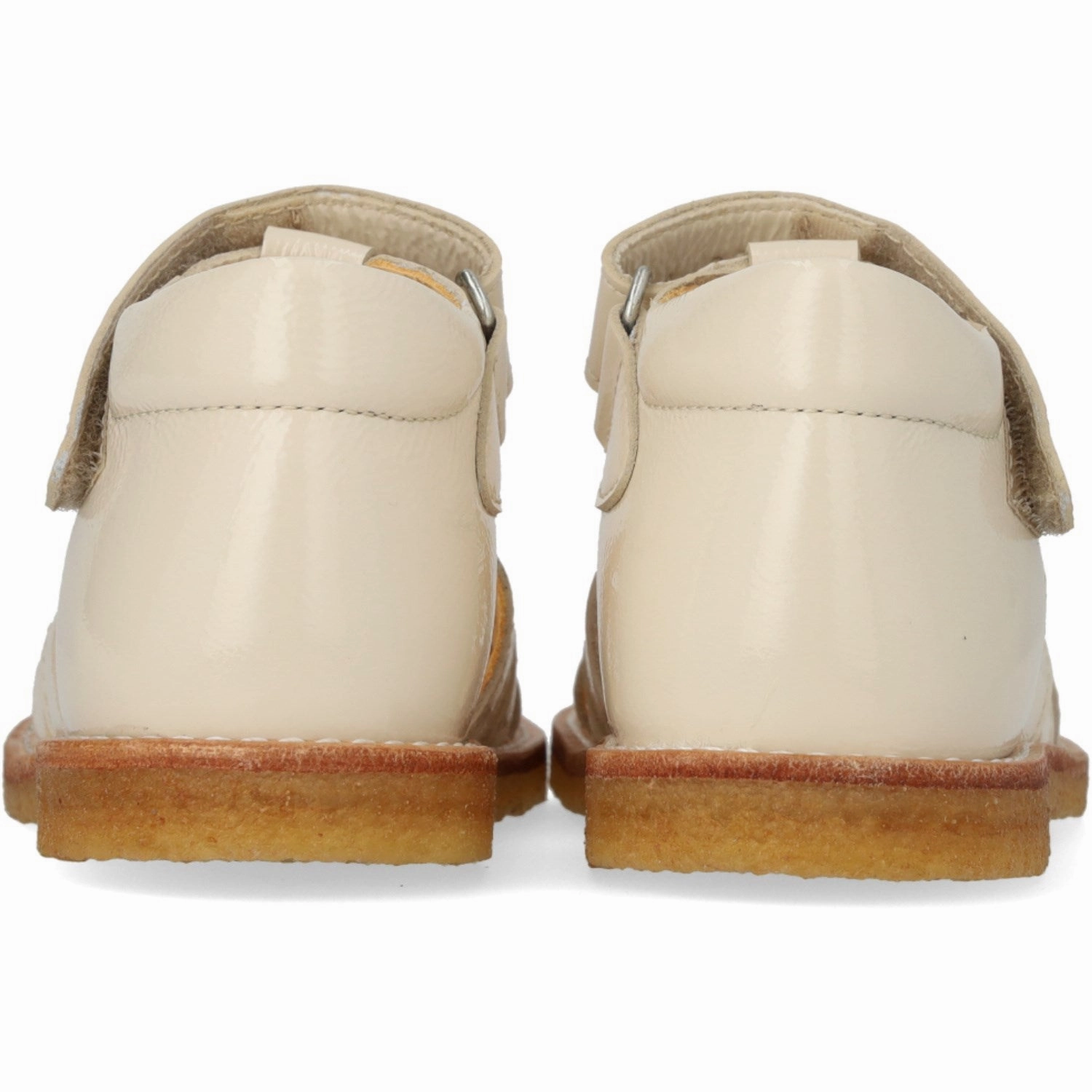 Laid-Back Luxe Tone-Driven Angulus Buttermilk Beginner Hjertesandal Med Velcro Closure
