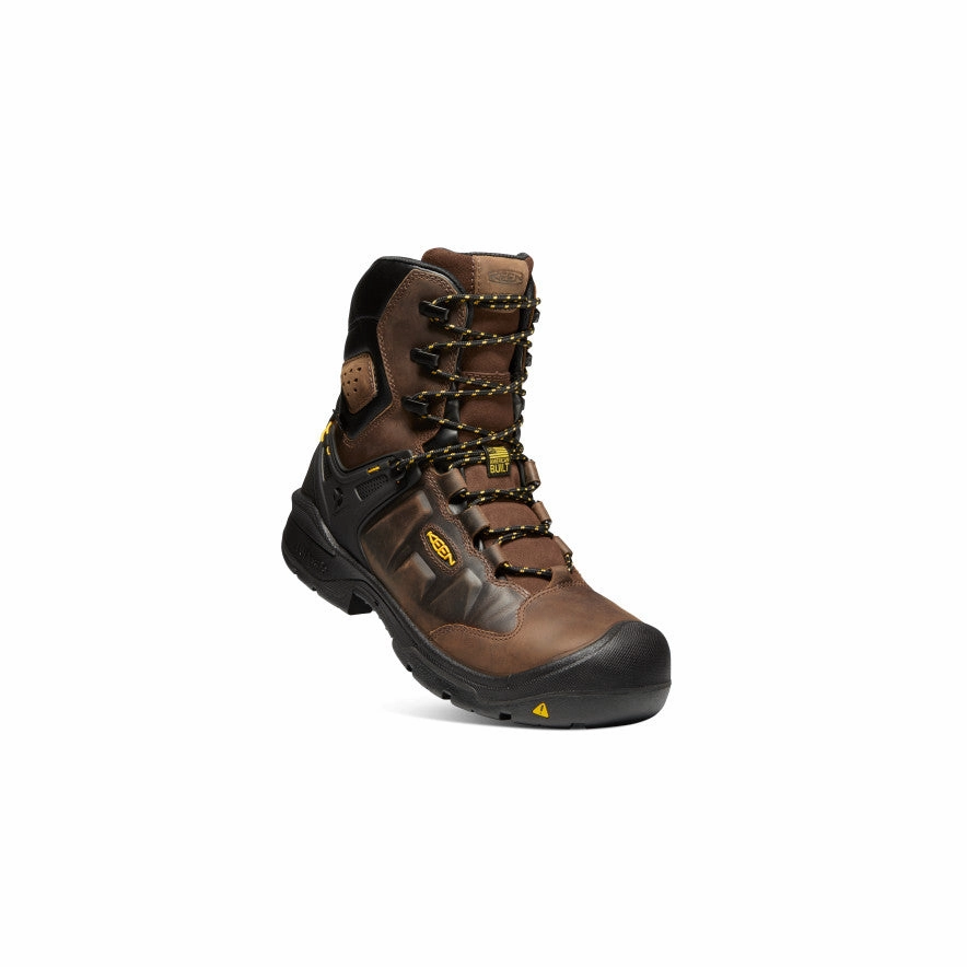 Men'S Dover 8" Insulated Waterproof Boot (Carbon Toe)  |  Dark Earth/Black Cool Minimalism Urban Energy