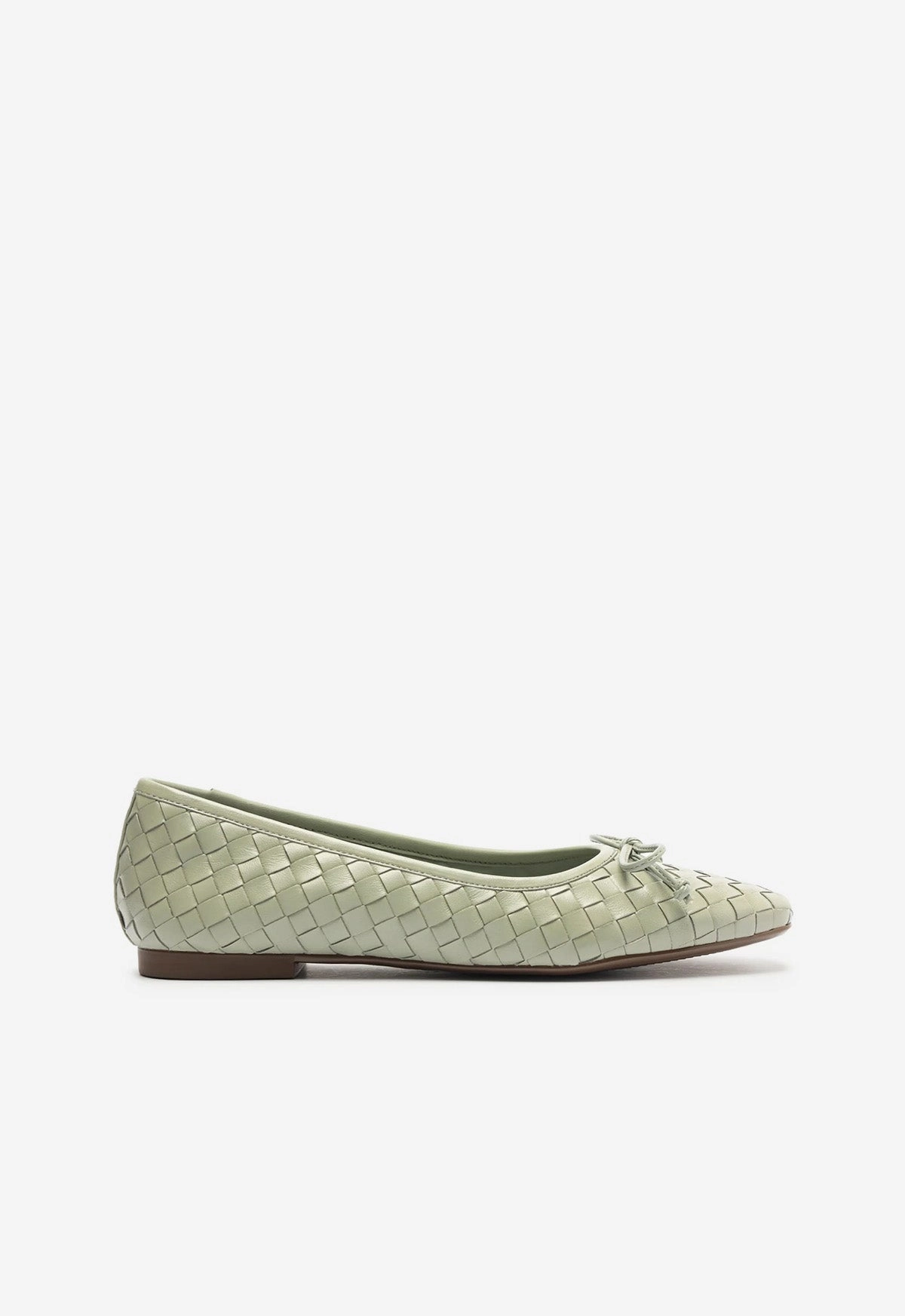 Arissa Woven Leather Flat Chill-Crafted Iconic Minimalism