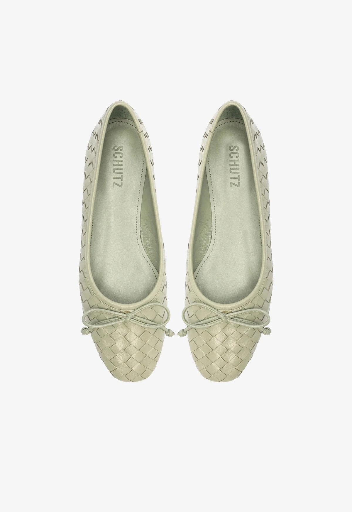 Smart Casual Arissa Woven Leather Flat