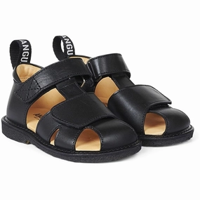 Angulus Starter Sandal W. Velcro Black Curated Looks