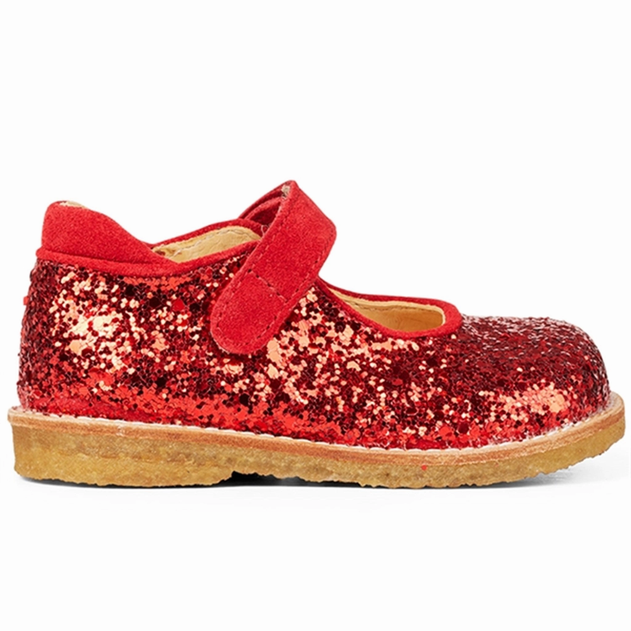 Everyday Armor Your Flow Wear Angulus Starter Mary Janes With Velcro Red/Red Glitter