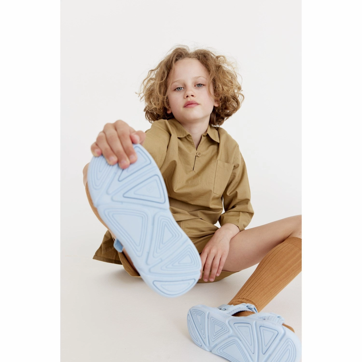 Wear With Intent Wearable System Bisgaard Baby Blue Louis Sandal