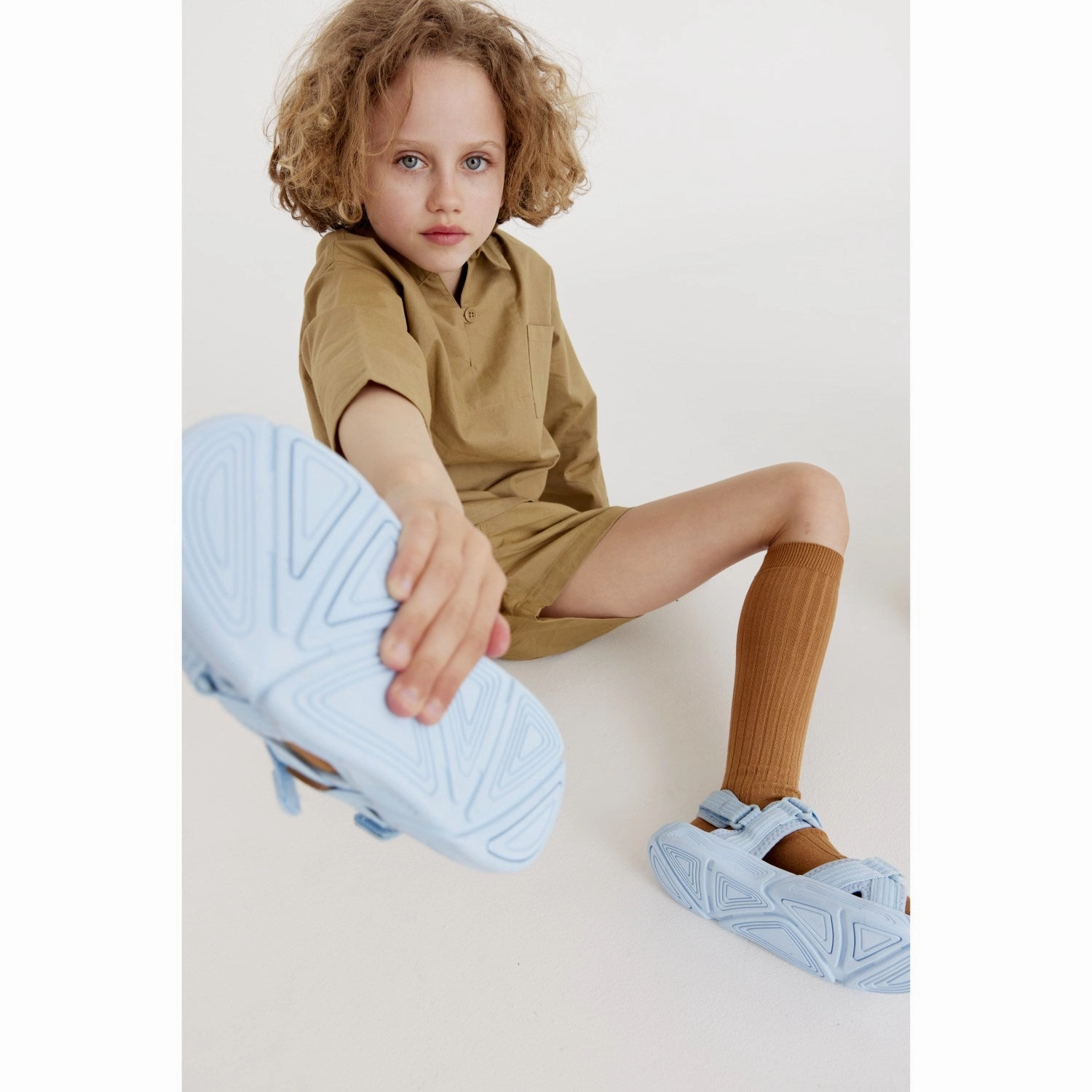 Bisgaard Baby Blue Louis Sandal Versatile Drop Day-Built