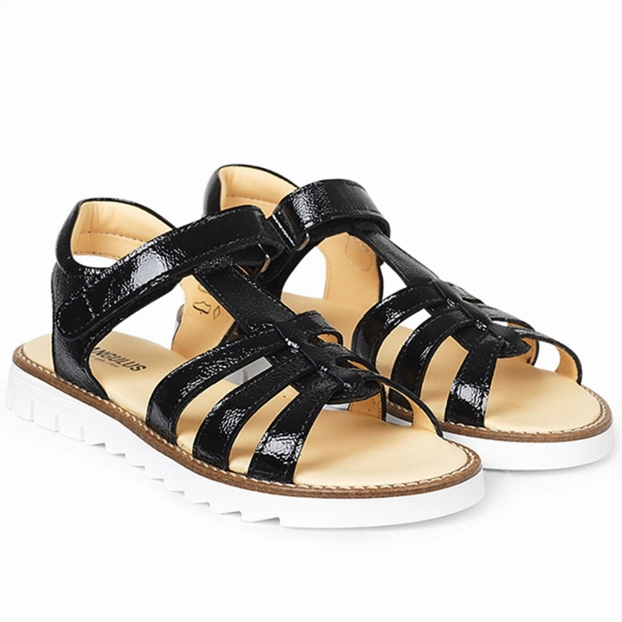 Structured Freedom Angulus Sandal W. Velcro Black 4384-401-1310