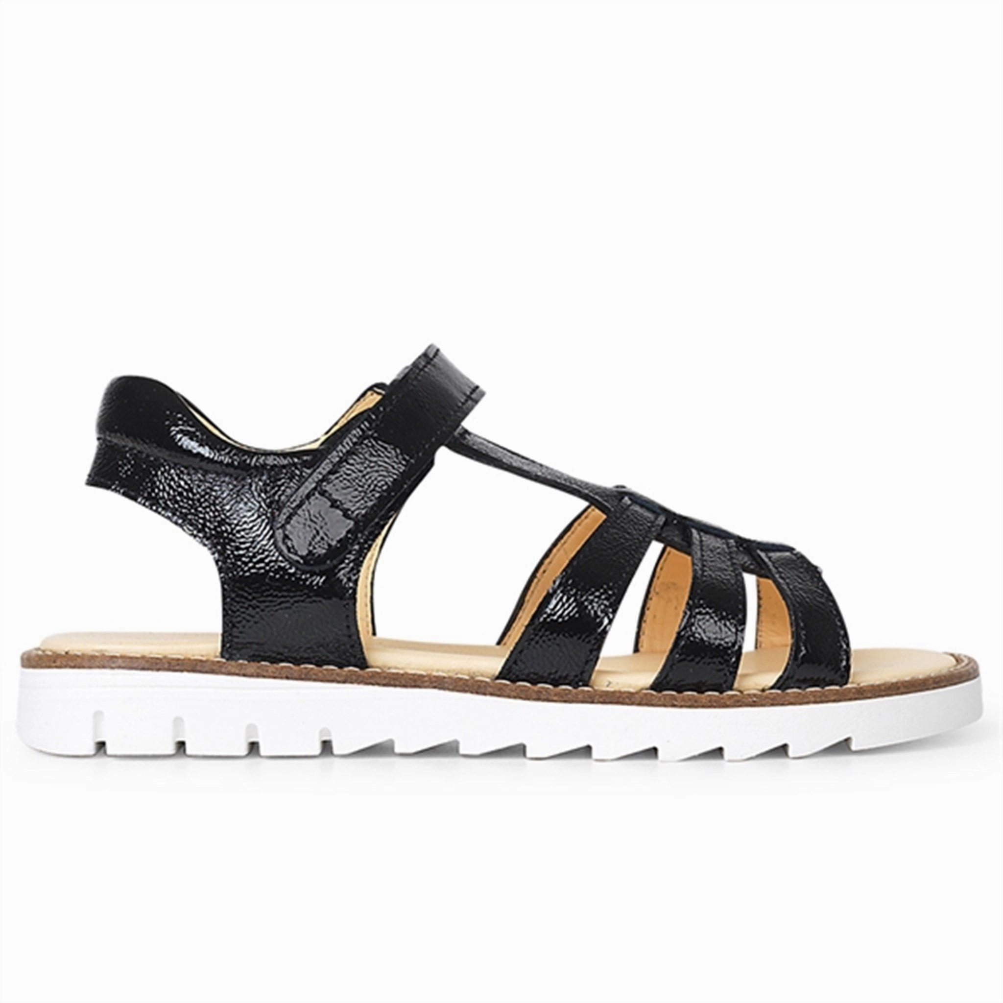Angulus Sandal W. Velcro Black 4384-401-1310 Designed To Explore Updated Rhythm