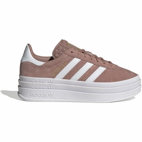 Designed With Rhythm Next-Gen Design Adidas Originals Warm Clay/Ftwr White/Gold Met. Gazelle Bold J Sneakers