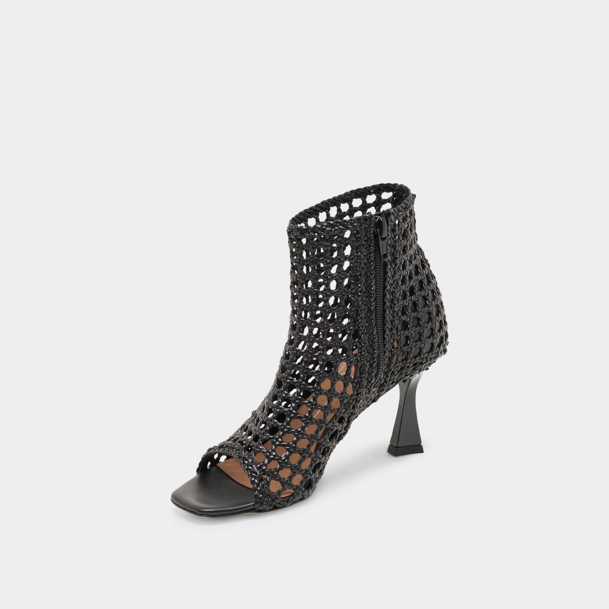 Made For Days Adaptive Gear Quin Heels Black Woven Leather