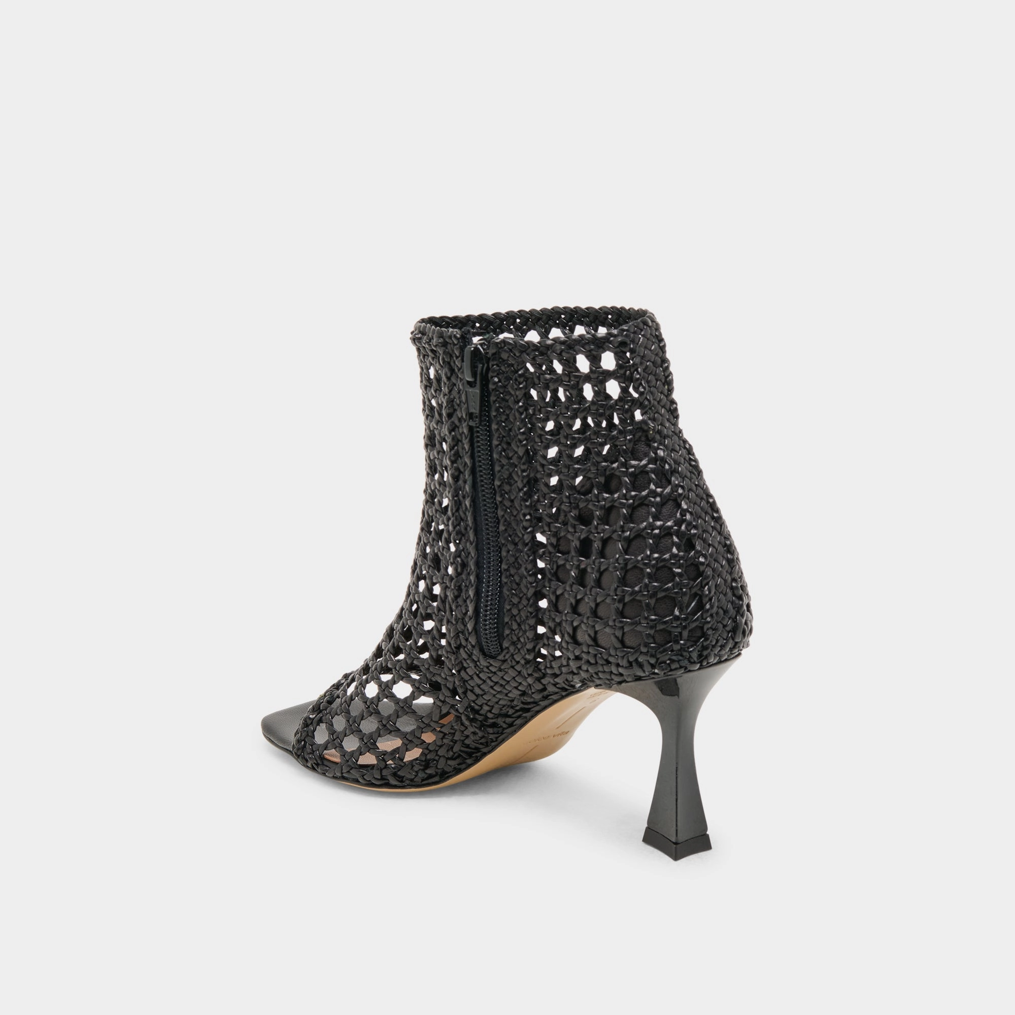Your Daily System Multi-Context Fit Quin Heels Black Woven Leather