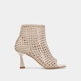 Streamline-Ready Quin Heels Bone Woven Leather