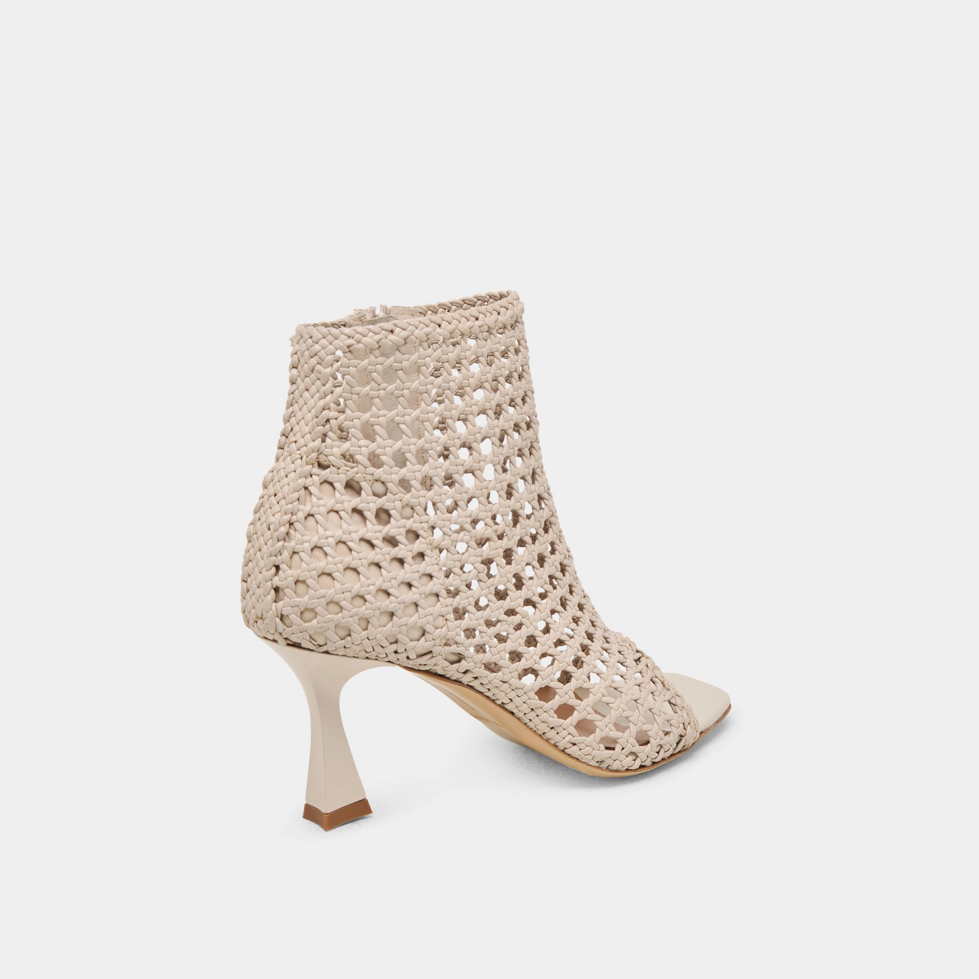 Your Daily Function Everyday Armor Quin Heels Bone Woven Leather