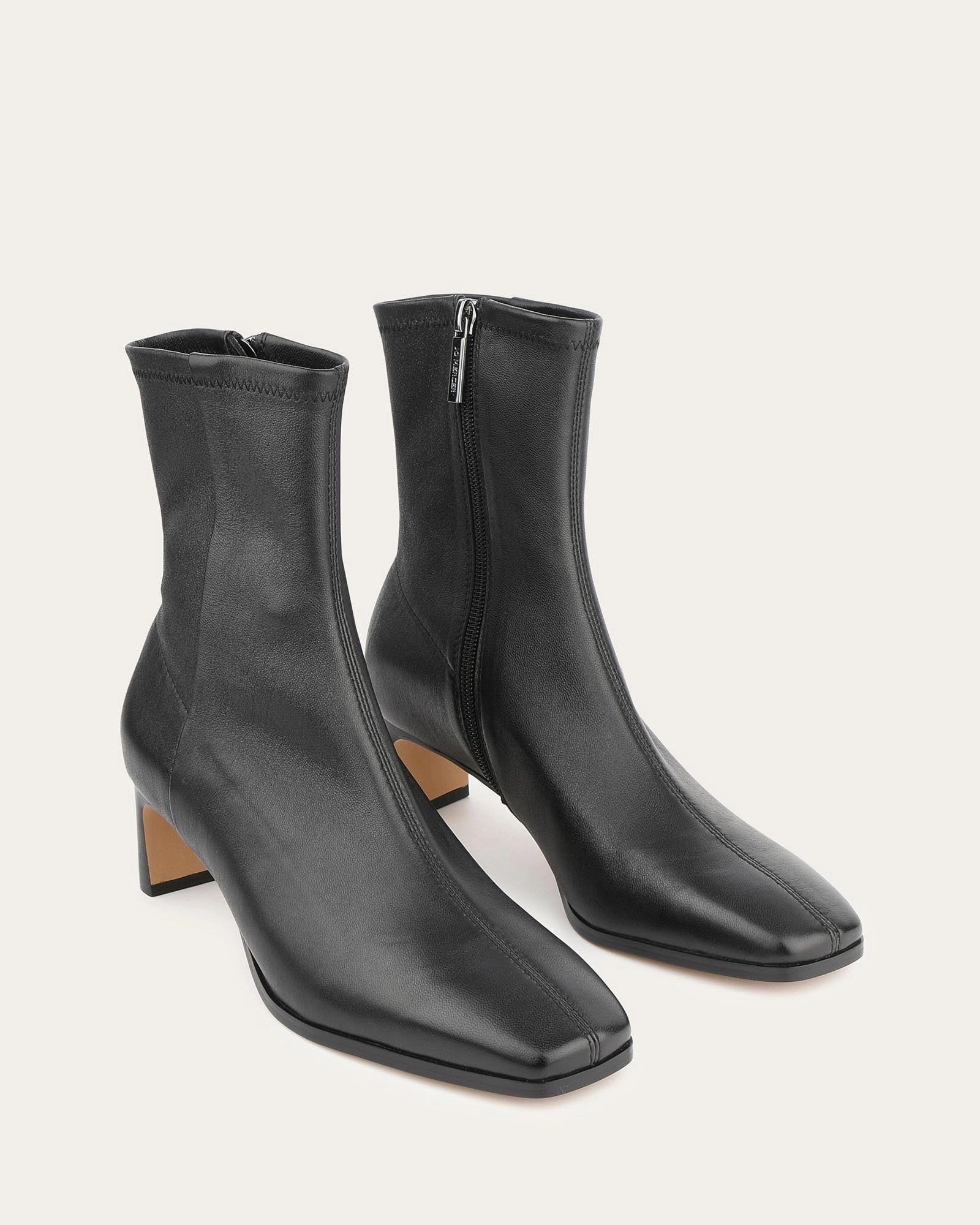 Dayflow Gear Quince Mid Ankle Boots Black Leather
