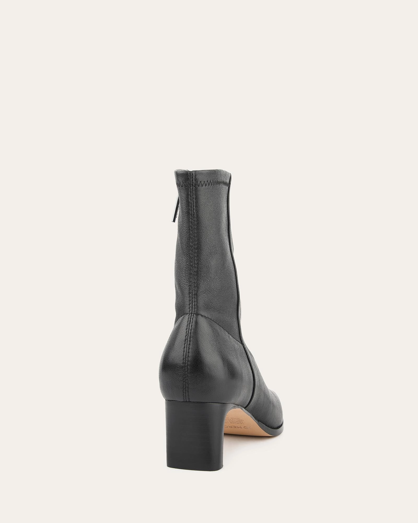 Modular Wear Tone-Driven Quince Mid Ankle Boots Black Leather