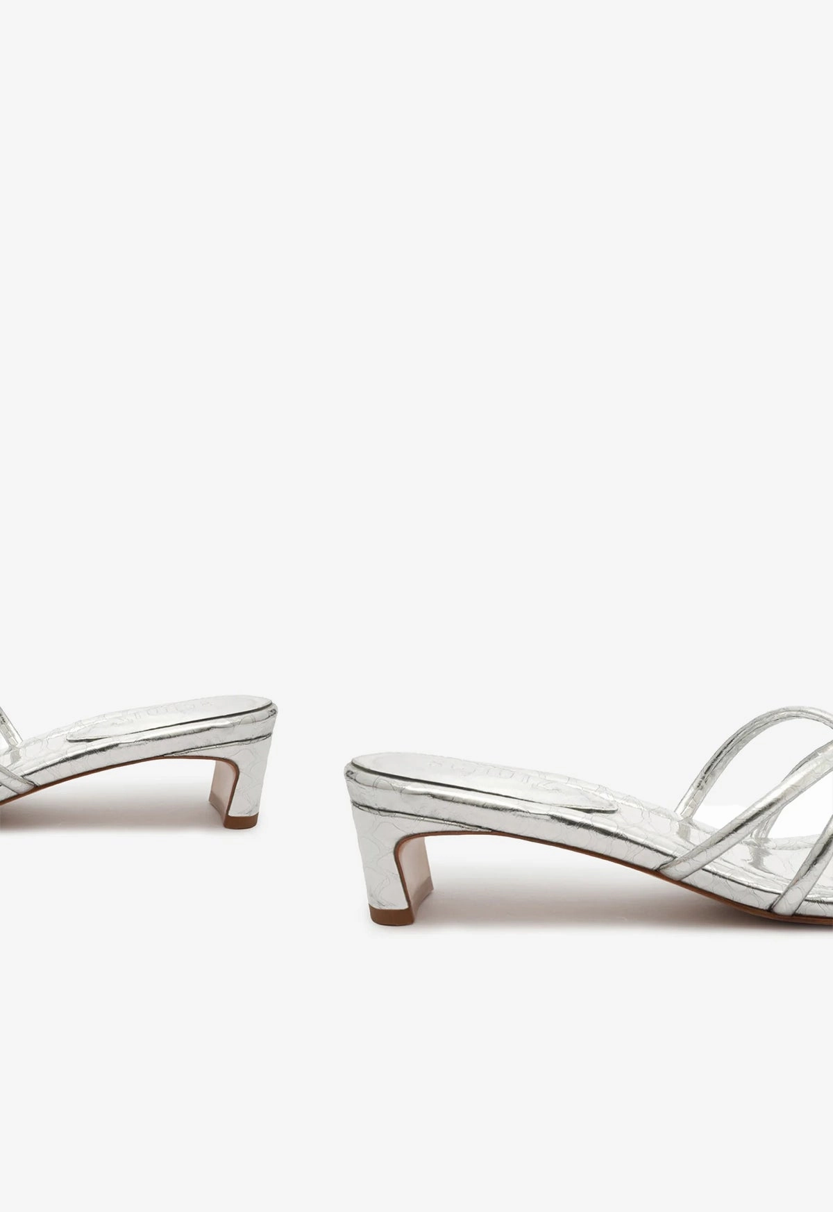 Refined Tone Rachel Mule Metallic Leather Sandal
