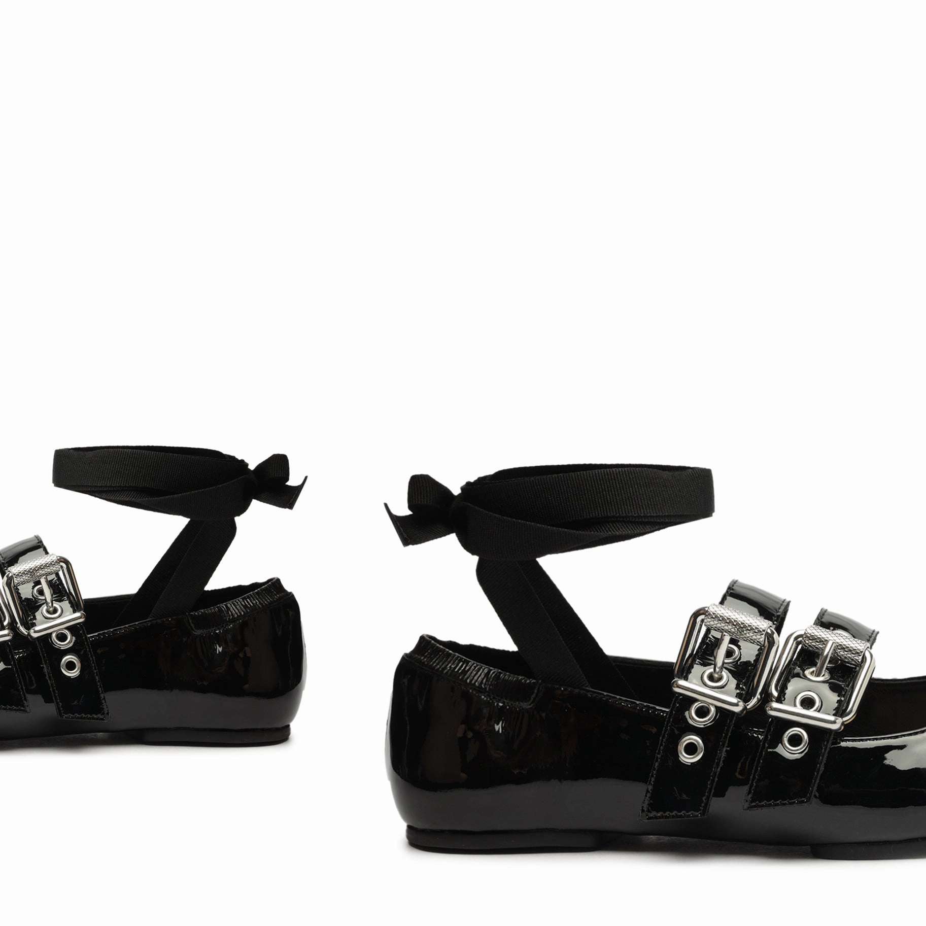 Raika Patent Leather Flat Go-To Gear