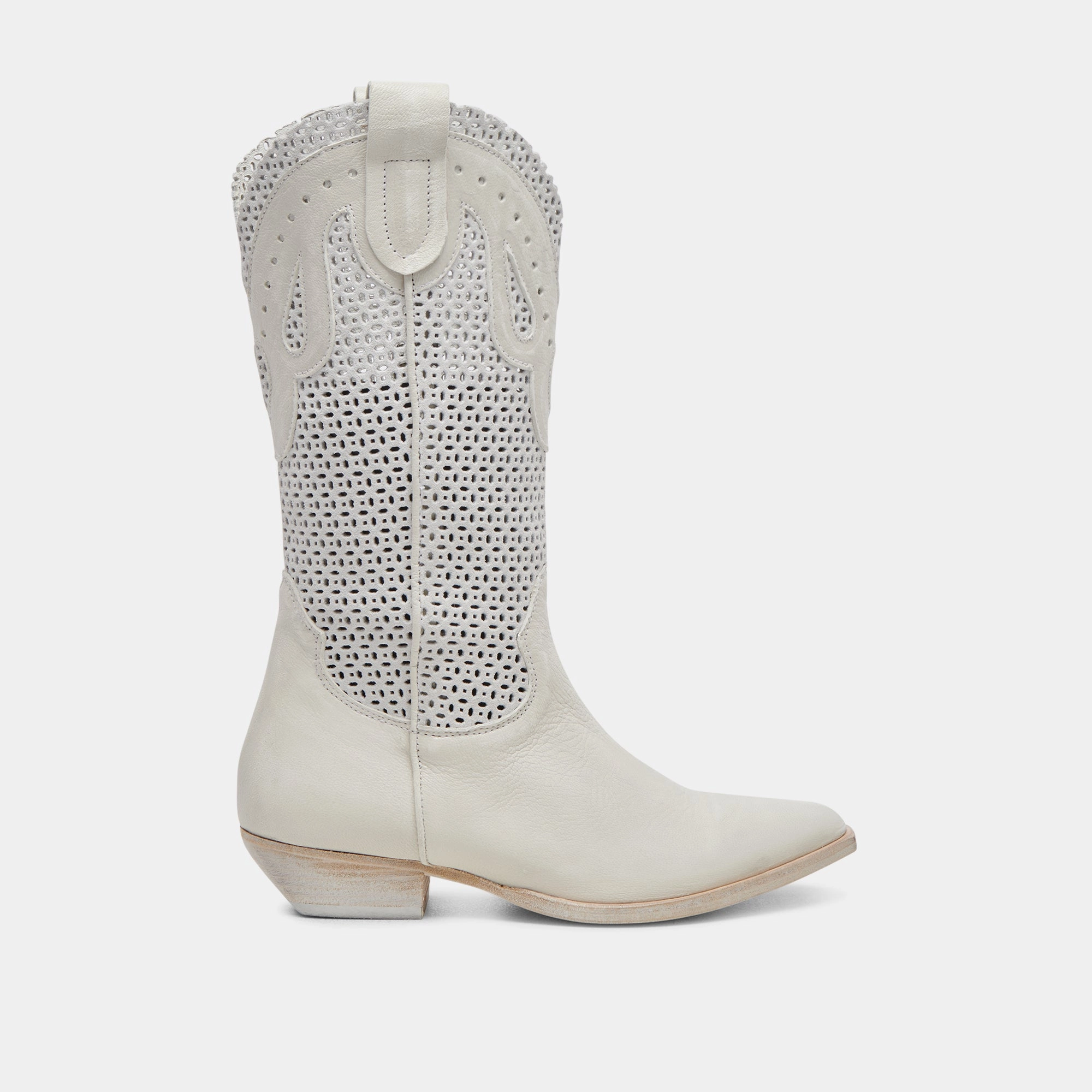 Ranch Boots Ivory Leather On-The-Go Style Smart Design Gear